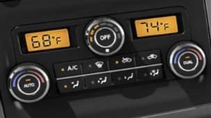 DUAL ZONE CLIMATE CONTROL