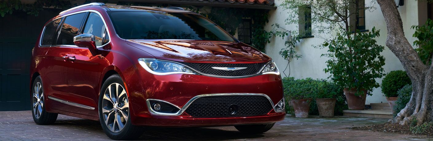 2018 Chrysler Pacifica in a driveway