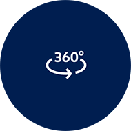 A graphic icon shows a three-hundred-and sixty-degree view option