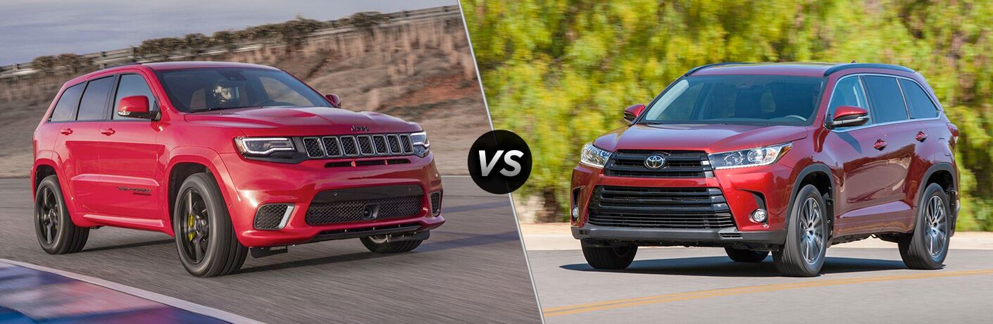 2018 Jeep Grand Cherokee vs 2018 Toyota Highlander