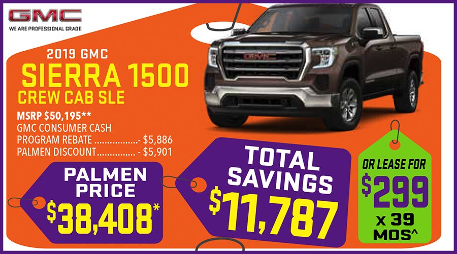 2019 Sierra 1500 Crew Cab SLE 2019 Sierra 1500 Crew Cab SLE