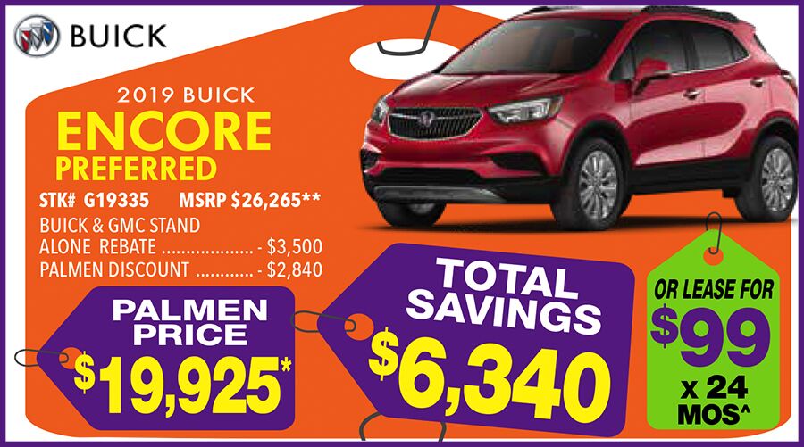 2019 Encore Preferred 2019 Encore Preferred
