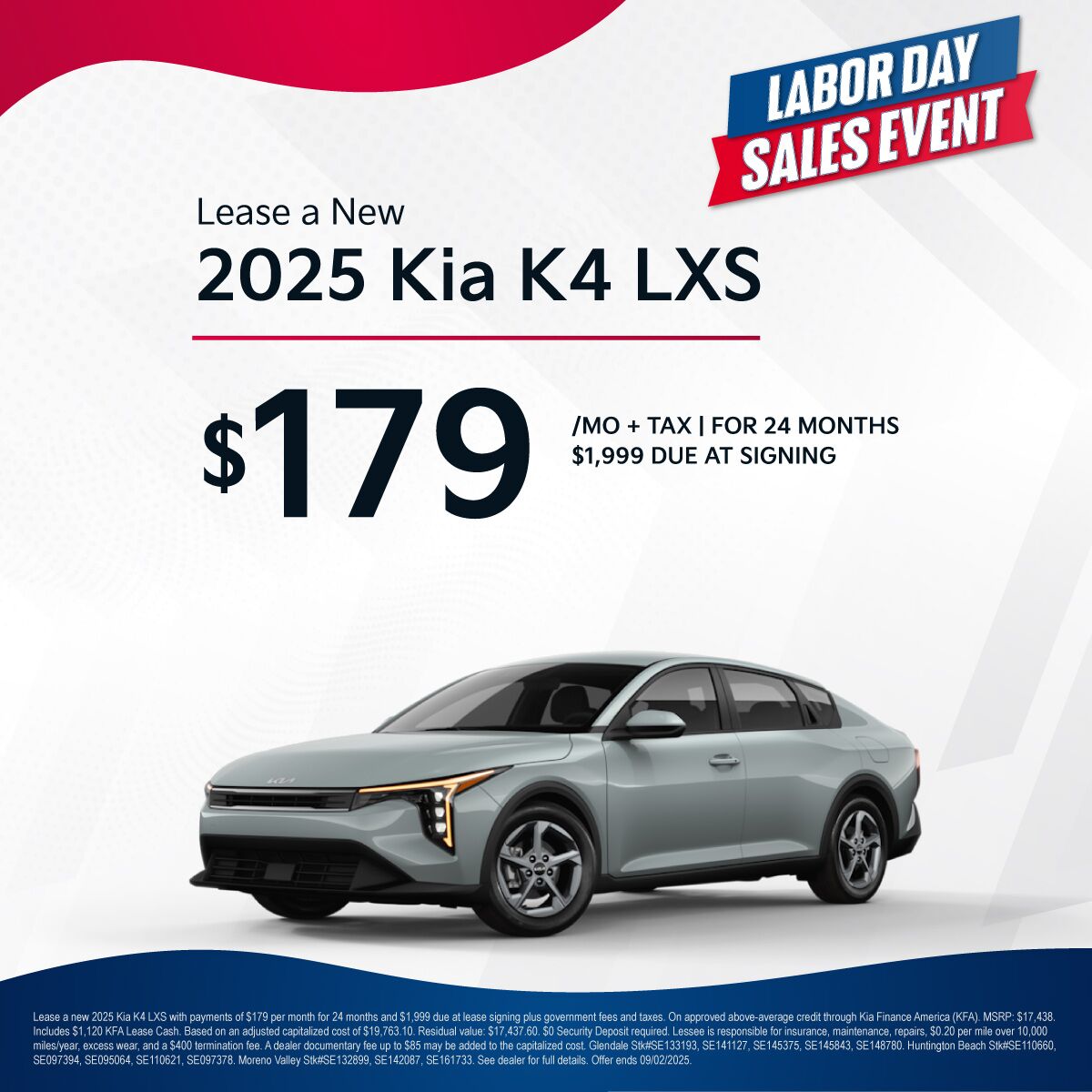 2025 Kia K4 LXS