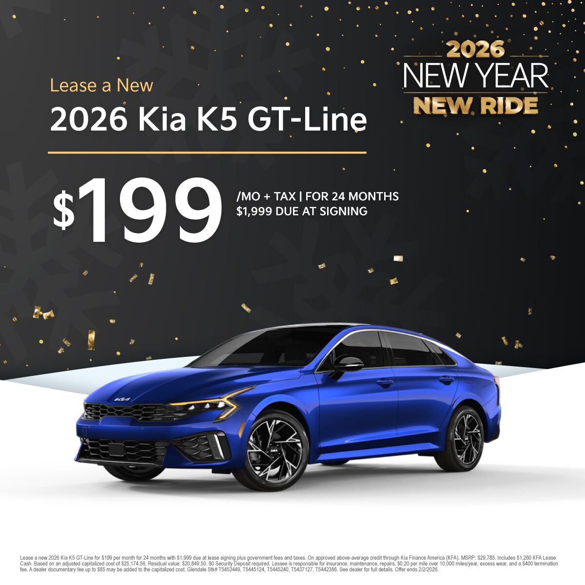 2026 Kia K5 GT-Line FWD