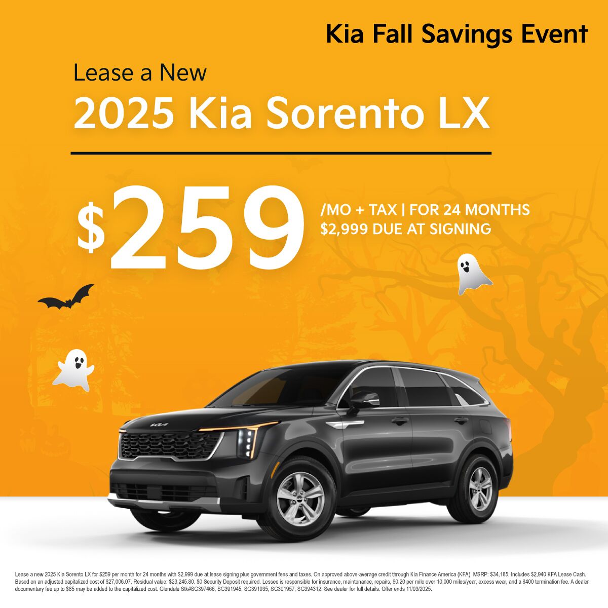 2025 Kia Sorento LX