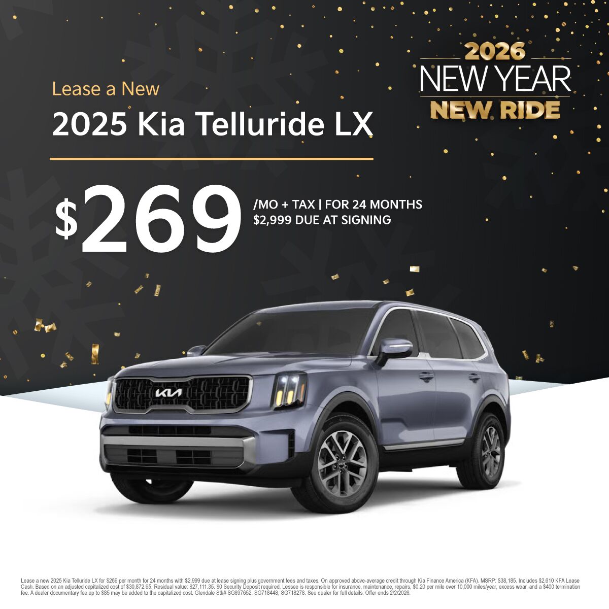 2025 Kia Telluride LX