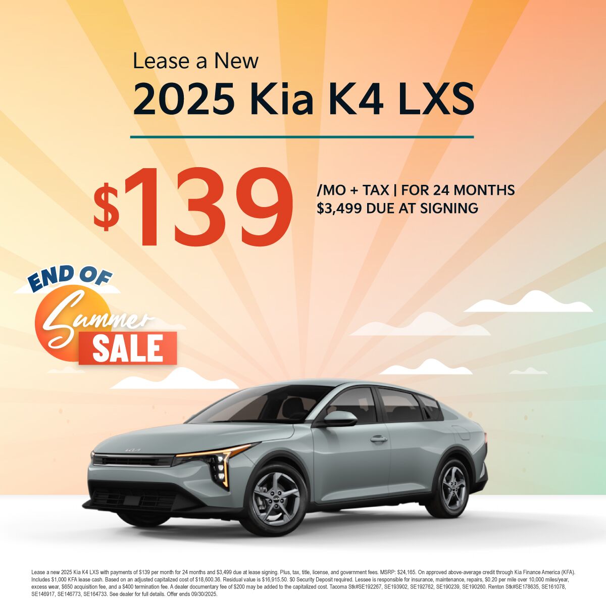 2025 Kia K4 LXS