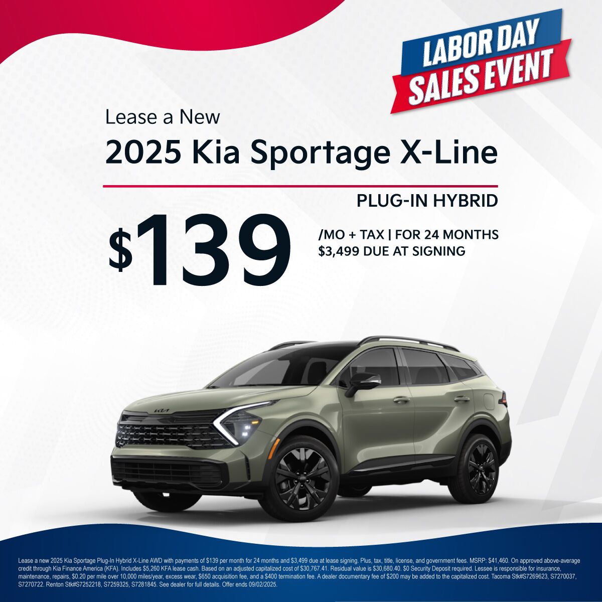 2025 Kia Sportage Plug-In Hybrid X-Line