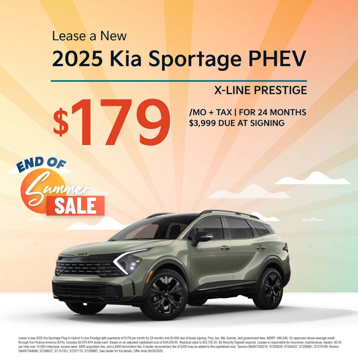 2025 Kia Sportage Plug-In Hybrid X-Line Prestige