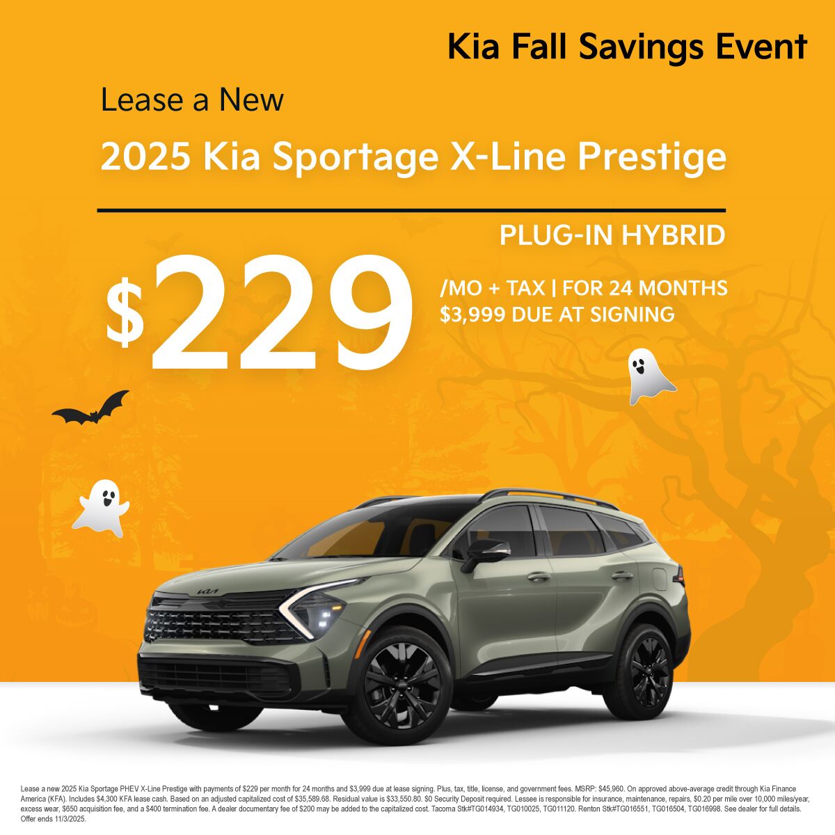 2025 Kia Sportage Plug-In Hybrid X-Line Prestige