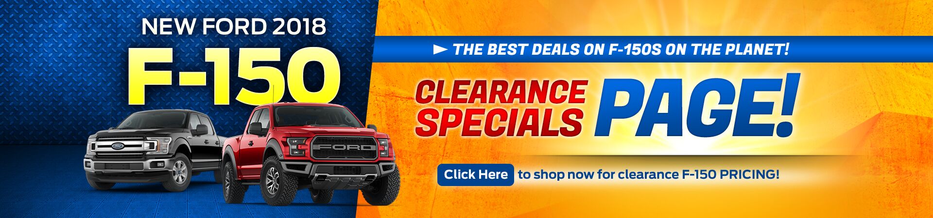 F-150 Clearance Specials