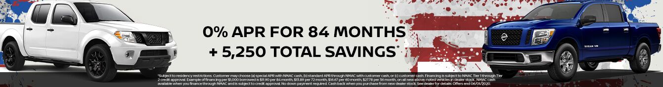 0% APR 84 MONTHS 0% APR 84 MONTHS