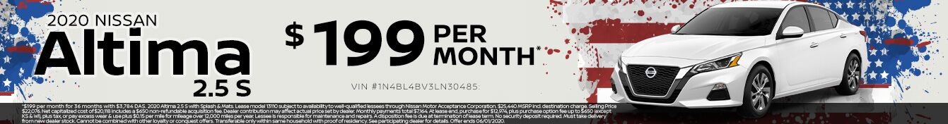 2020 NISSAN ALTIMA $199 PER MONTH 2020 NISSAN ALTIMA $199 PER MONTH