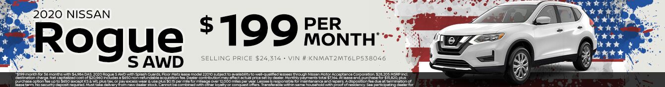 2019 NISSAN ROGUE $199 PER MONTH 2019 NISSAN ROGUE $199 PER MONTH