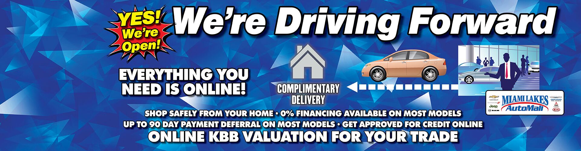 We're Open and Driving Forward!