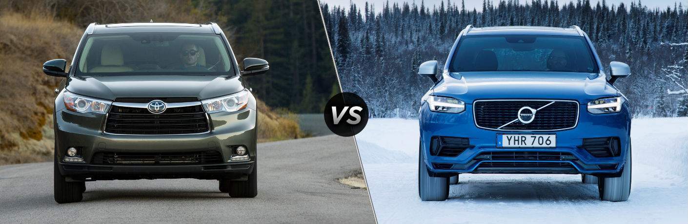 2018 Toyota Highlander Hybrid Vs 2018 Volvo Xc90 Hybrid