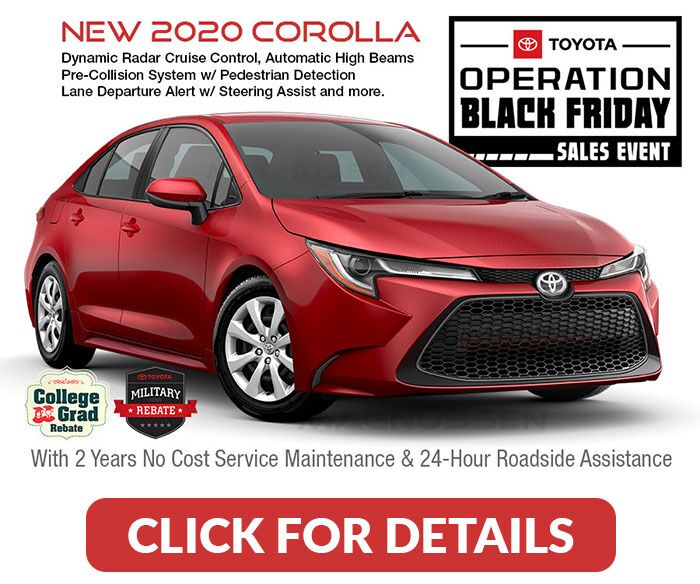 Toyota Black Friday Deals
