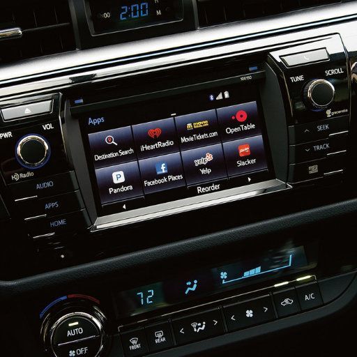 2016 Toyota Corolla Entune infotainment system