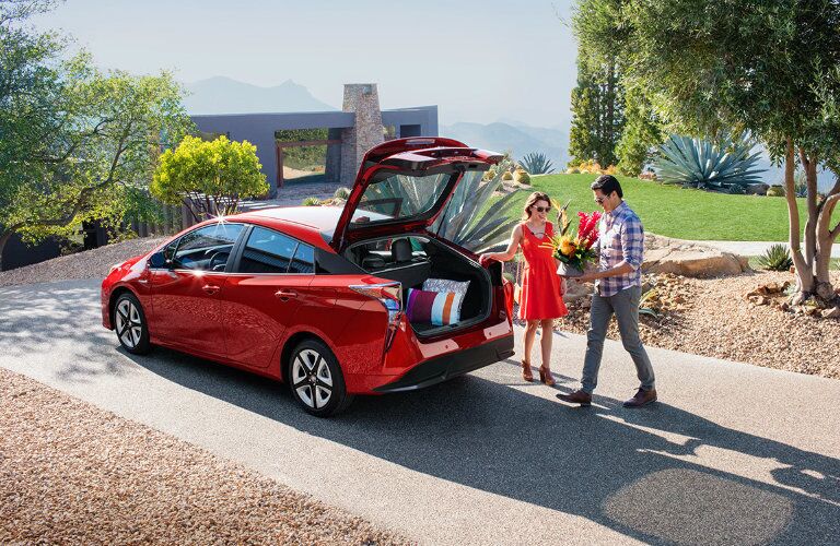 2016 Toyota Prius hatchback cargo storage