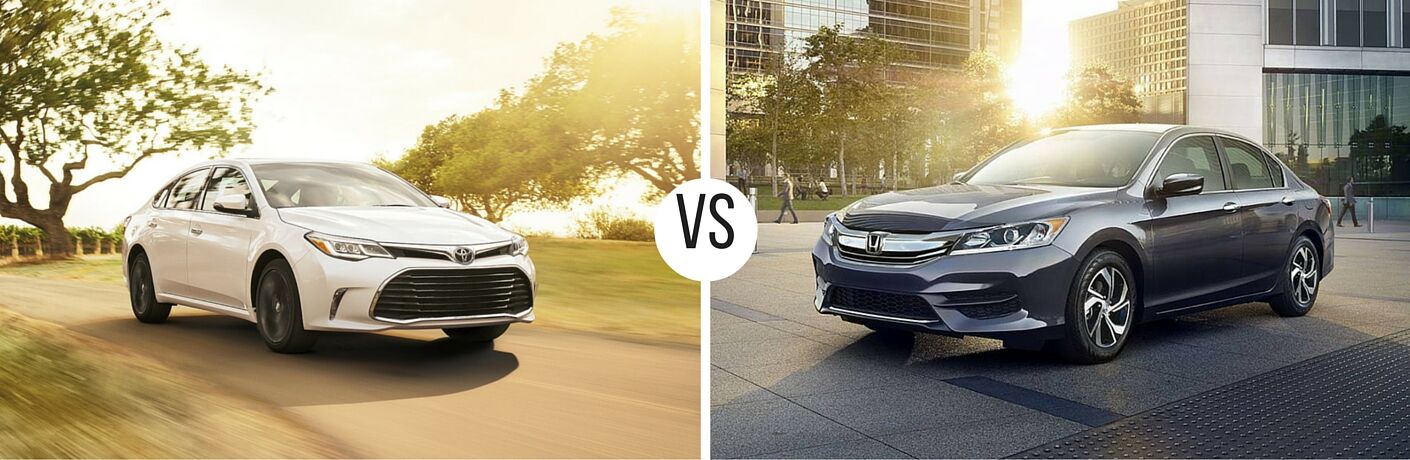 2016 Toyota Avalon vs 2016 Honda Accord