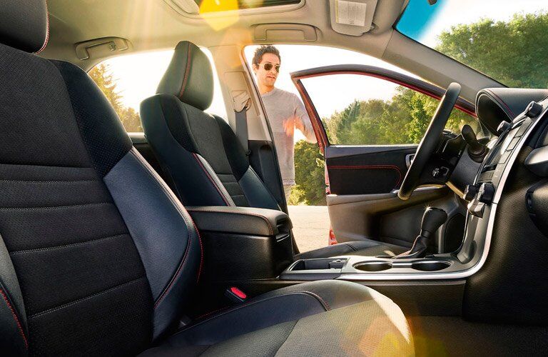 2017 Toyota Camry front interior passenger space