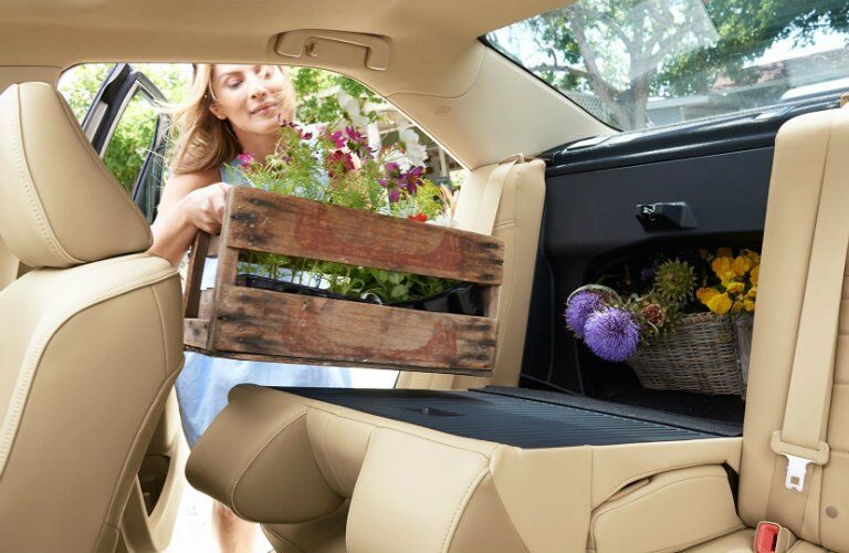 2017 Toyota Camry rear interior cargo space