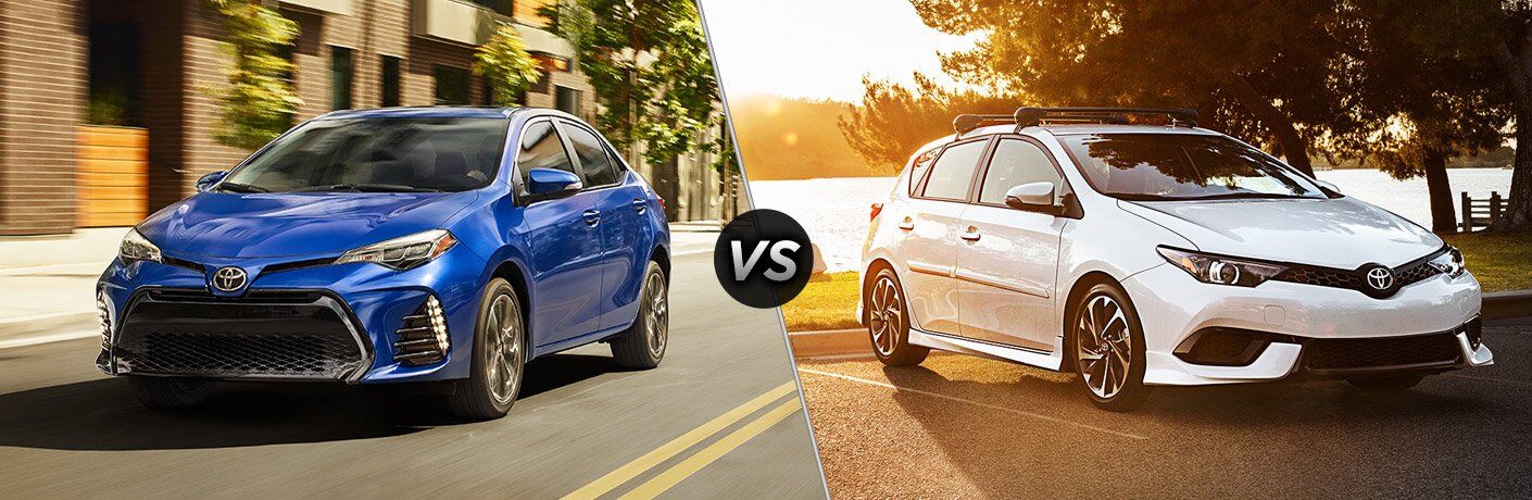 2017 Toyota Corolla vs 2017 Toyota Corolla iM