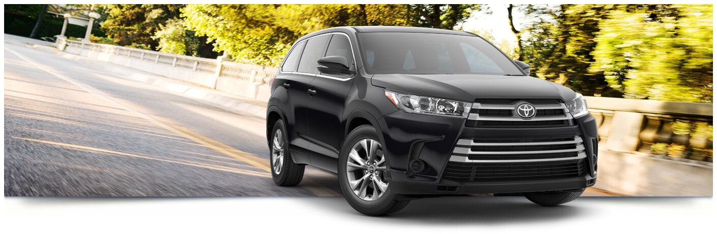 2018 Toyota Highlander driving down road