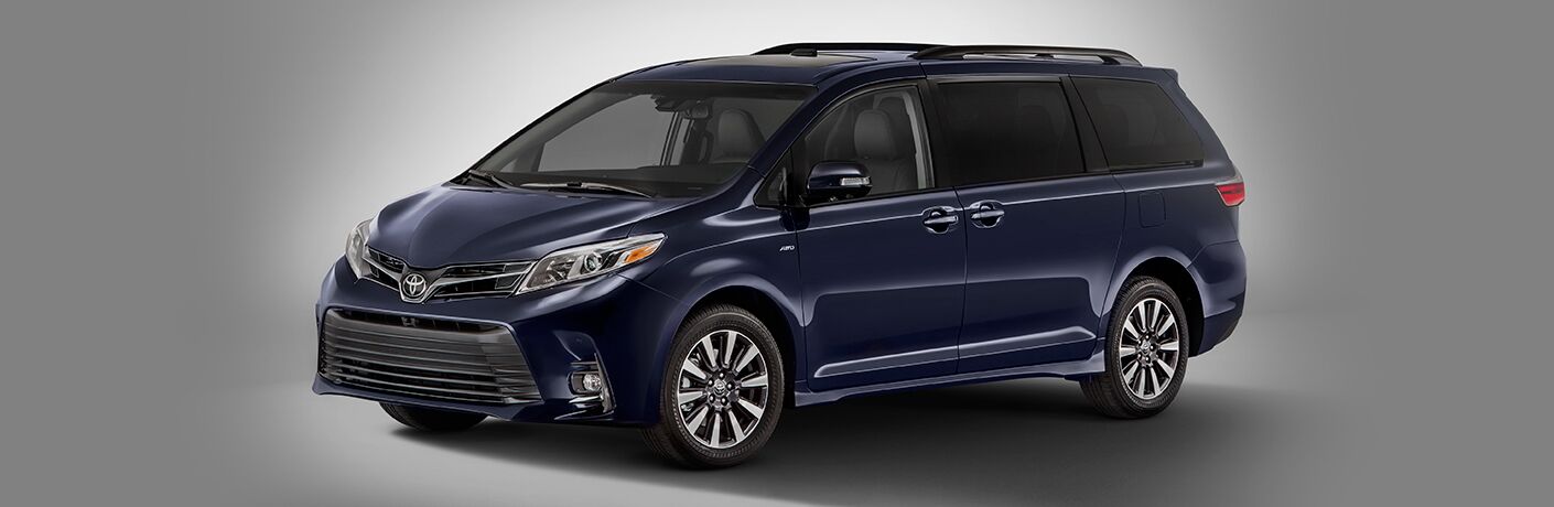 2018 Toyota Sienna with a gray background