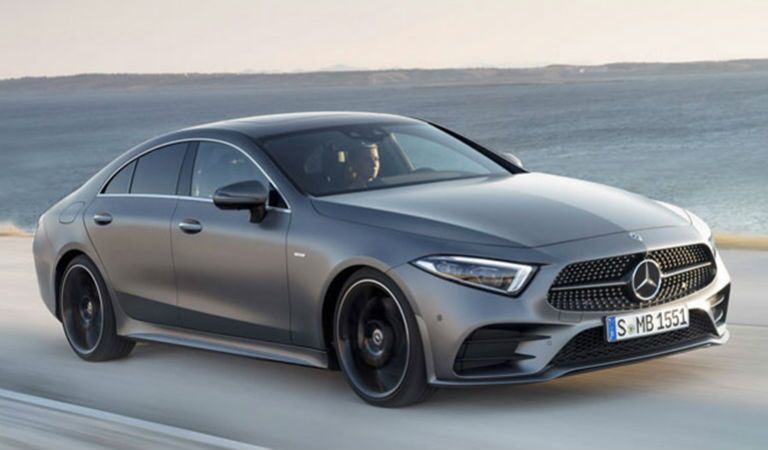 2019 MB CLA exterior front fascia and passenger side