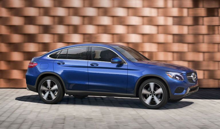 2019 MB GLC Coupe exterior front fascia and passenger side