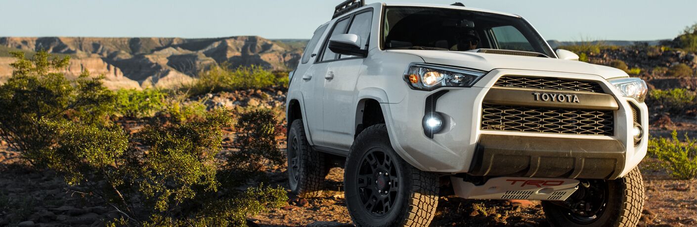 Front grille of 2019 Toyota 4Runner TRD Pro