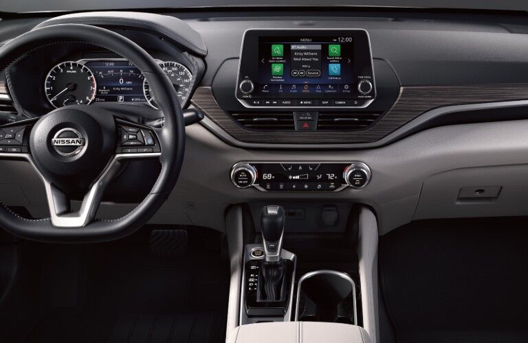 Front interior inside the 2020 Nissan Altima