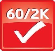 60 day, 2000 mile limited warranty