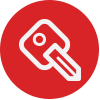 Red Key Icon