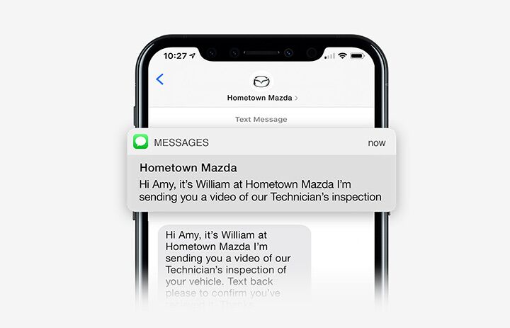 Cell Phone with text