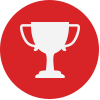 Red Trophy Icon