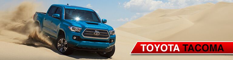 2017 Toyota Tacoma in the desert