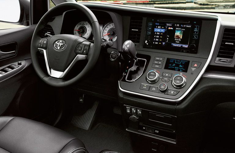 2016 Toyota Sienna dashboard design