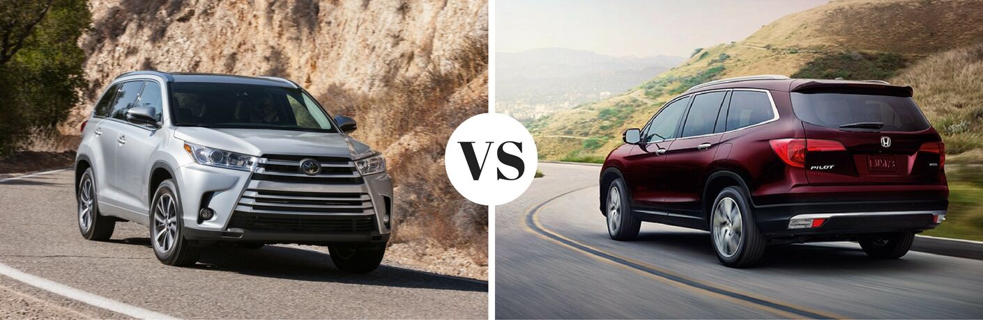 2017 Toyota Highlander vs 2017 Honda Pilot