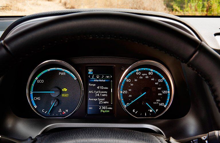 2017 Toyota RAV4 Gauges