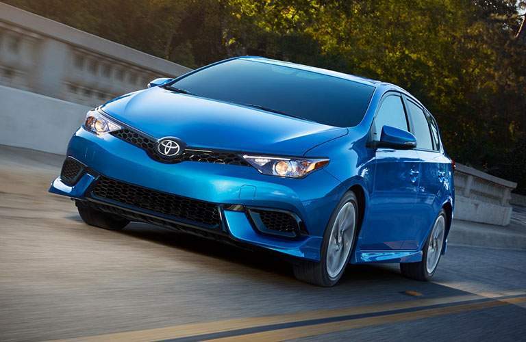 blue 2018 Toyota Corolla iM front grille design