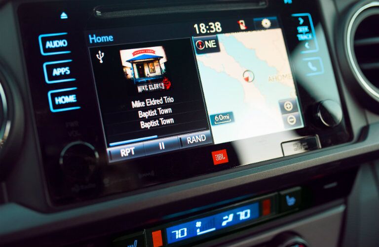 2018 Toyota Tacoma TRD Pro central display screen
