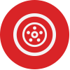Red Wheel Icon