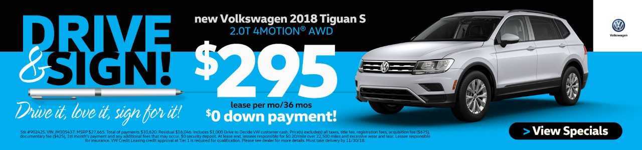 DRIVE AND SIGN TIGUAN DRIVE AND SIGN TIGUAN