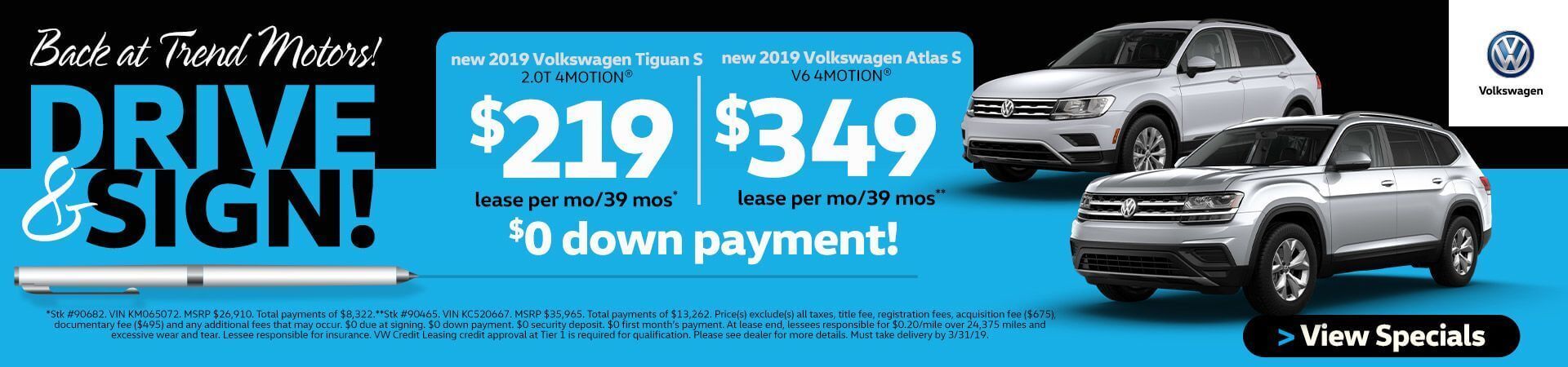 Tiguan March Offer Tiguan March Offer