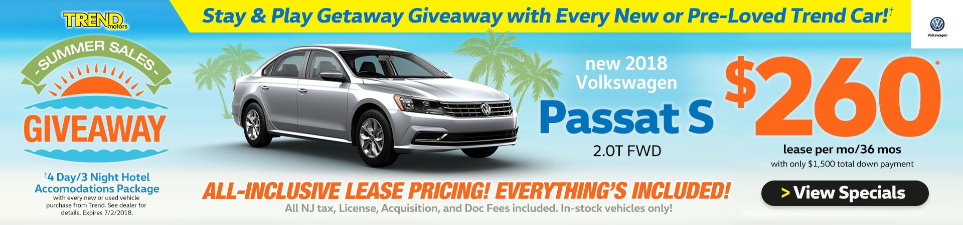 Volkswagen Dealership In Morris County Trend Motors