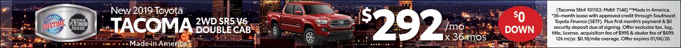 New 2019 Toyota Tacoma New 2019 Toyota Tacoma