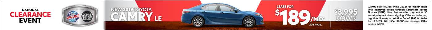 New 2019 Toyota Camry New 2019 Toyota Camry