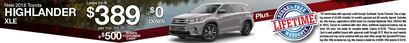 2018 HIGHLANDER 2018 HIGHLANDER